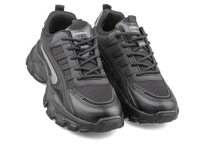 Conpax Baskets Confortable en Noir 36-40