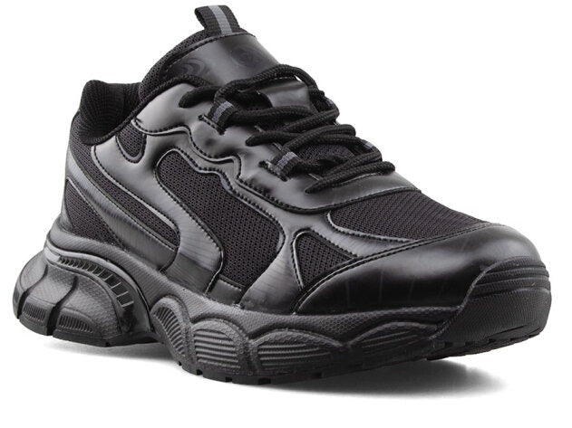 Conpax Baskets Confortable en Noir 36-40