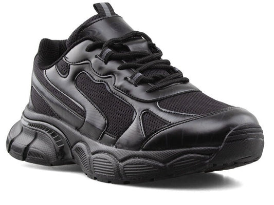 Conpax Baskets Confortable en Noir 36-40