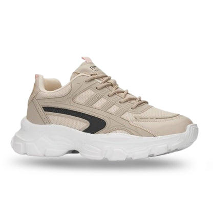 Conpax Baskets Confortable en Beige 36-40