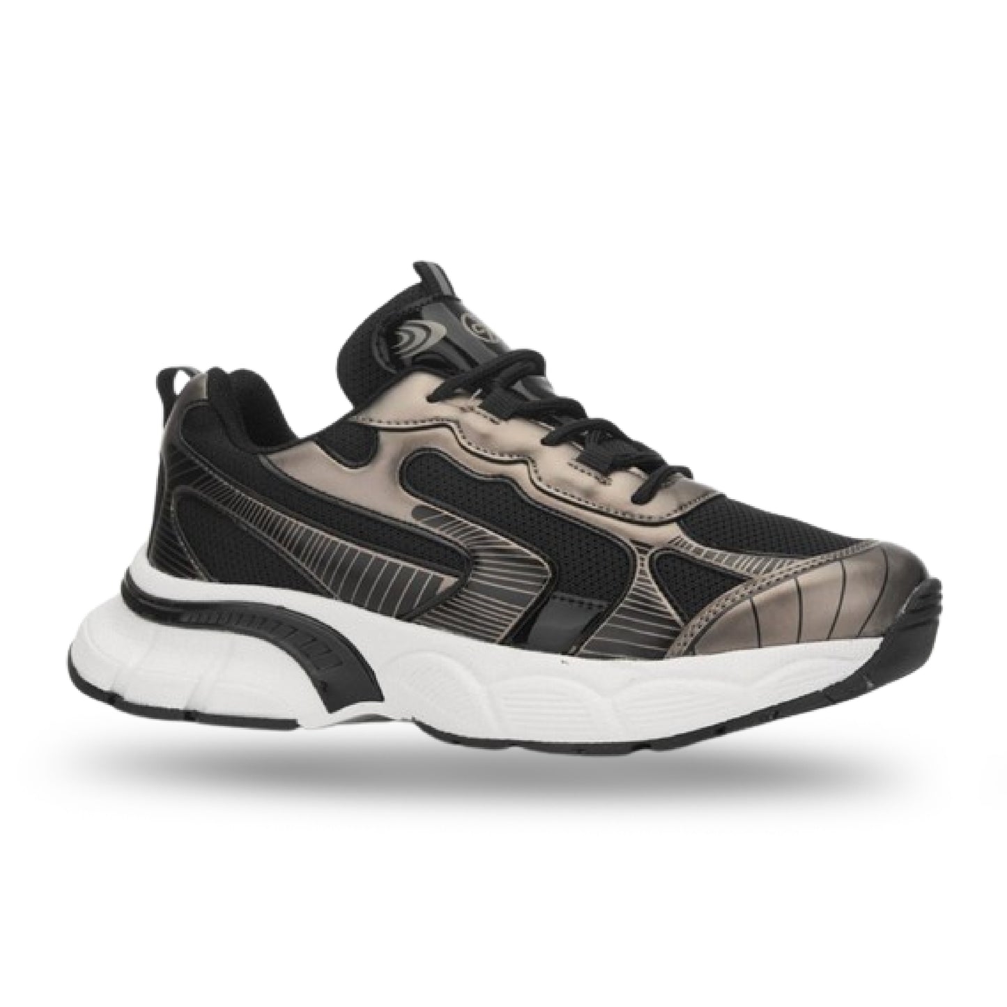 Conpax Baskets Confortable en Noir - Bronze 36-40