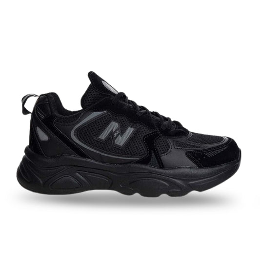 Boulder 1668 Baskets Confortable en Noir et Fume 40-44